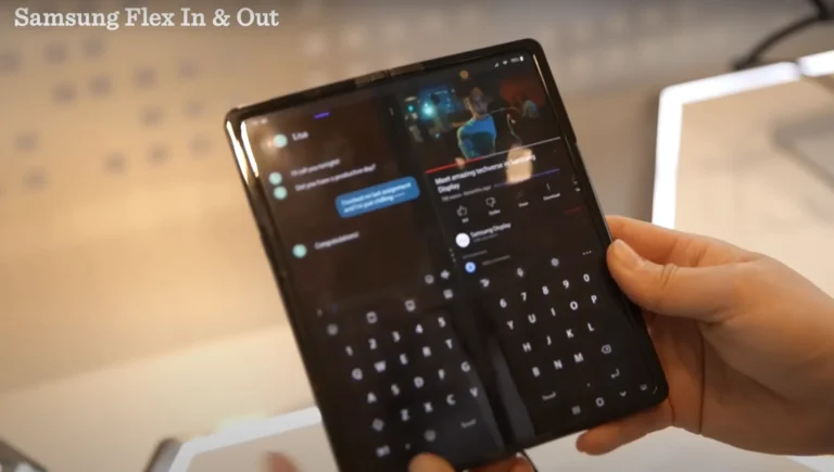 Samsung Flex in and out Display Phone